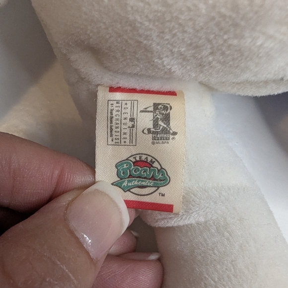 Team Bears Authentic Ivan “Pudge” Rodríguez #7 Texas Rangers MLB Beanie Bear NWT - Picture 8 of 10